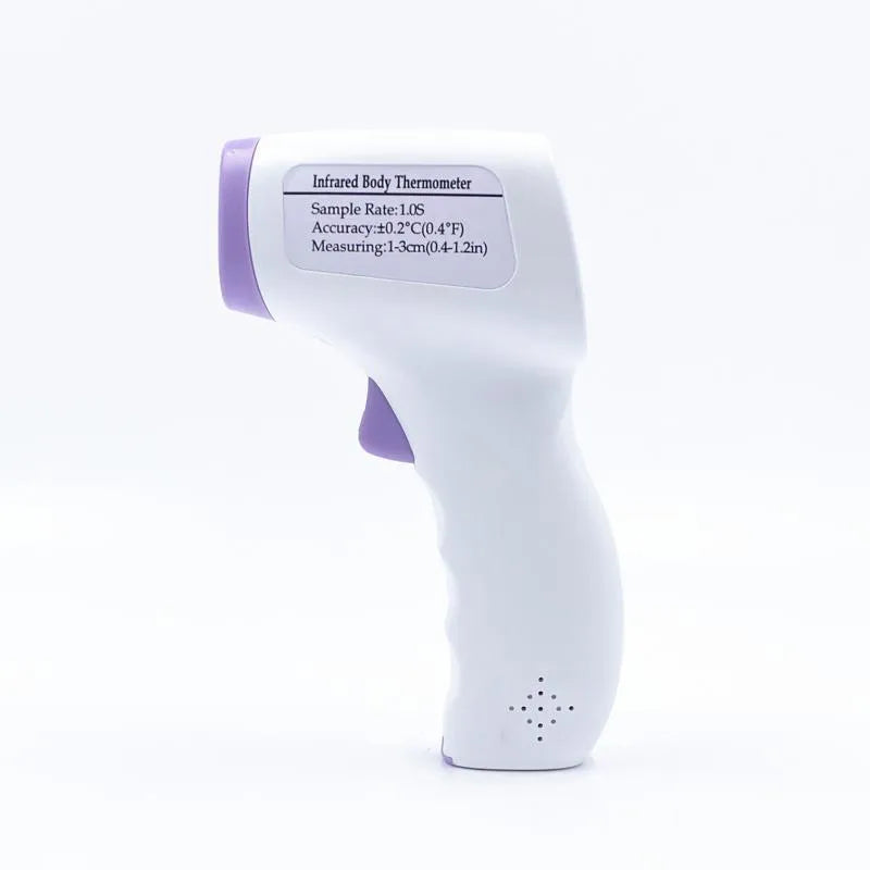 White digital non-contact thermometer for water temperature measurement with electronic display