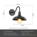 Retro villa courtyard wall lamp in copper or silver finish with bevel or right angle styling