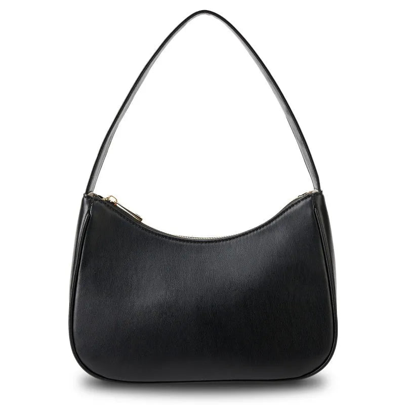 Retro waterproof shoulder bag in multiple colour options including apricot and black-adjustable