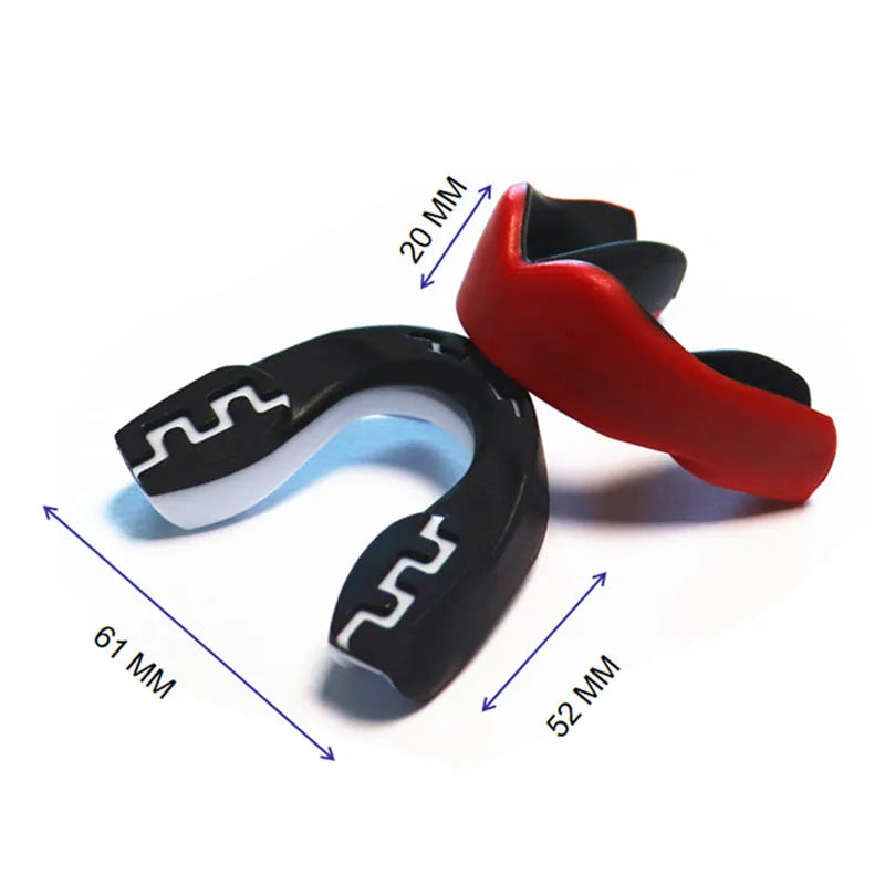 Adult boxing mouthguard with tooth socket design for martial arts protection