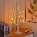 60cm tall mushroom tree LED lamp with 24 detachable flowers and warm light