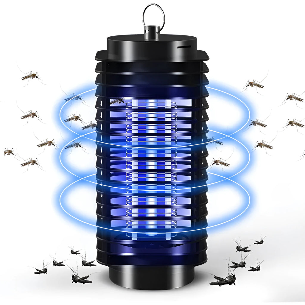 Black hanging electric mosquito killer device for indoor pest control with 20-50 square metre coverage