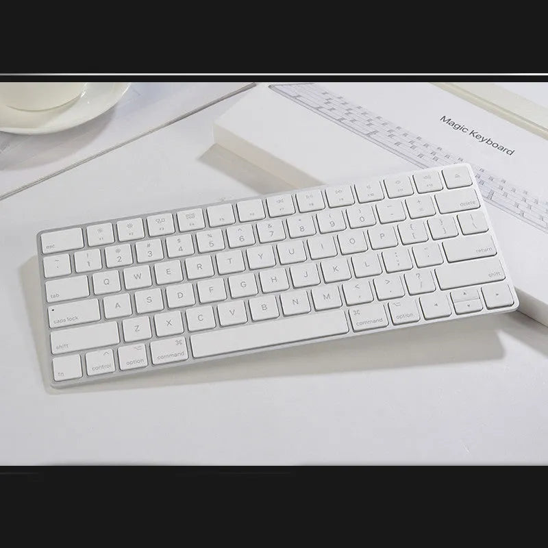 Apple G6 Bluetooth wireless keyboard with white ultra-thin metal construction