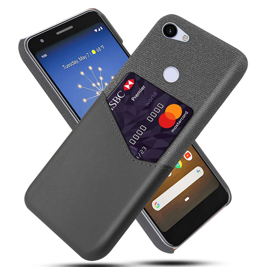 Leather Google Pixel mobile phone case in business style with waterproof and drop-resistant features