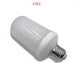 Atmosphere decorative flame effect LED lamp with flickering fire emulation light