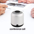 Hieha XQ11 cylindrical metal Bluetooth speaker in black, gold, pink, red or silver colour.