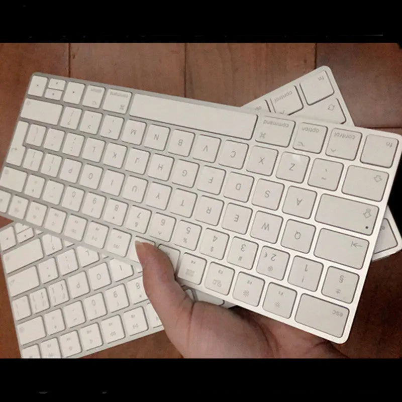 Apple G6 Bluetooth wireless keyboard with white ultra-thin metal construction