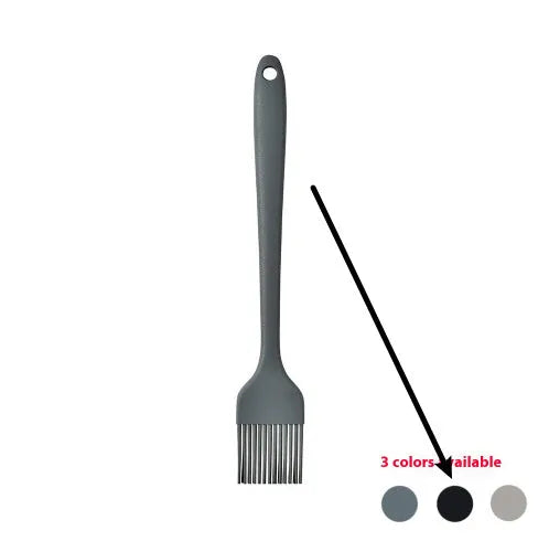 12 piece silicone kitchenware set with rotating storage bucket including spatula, ladle, spoon and cooking utensils