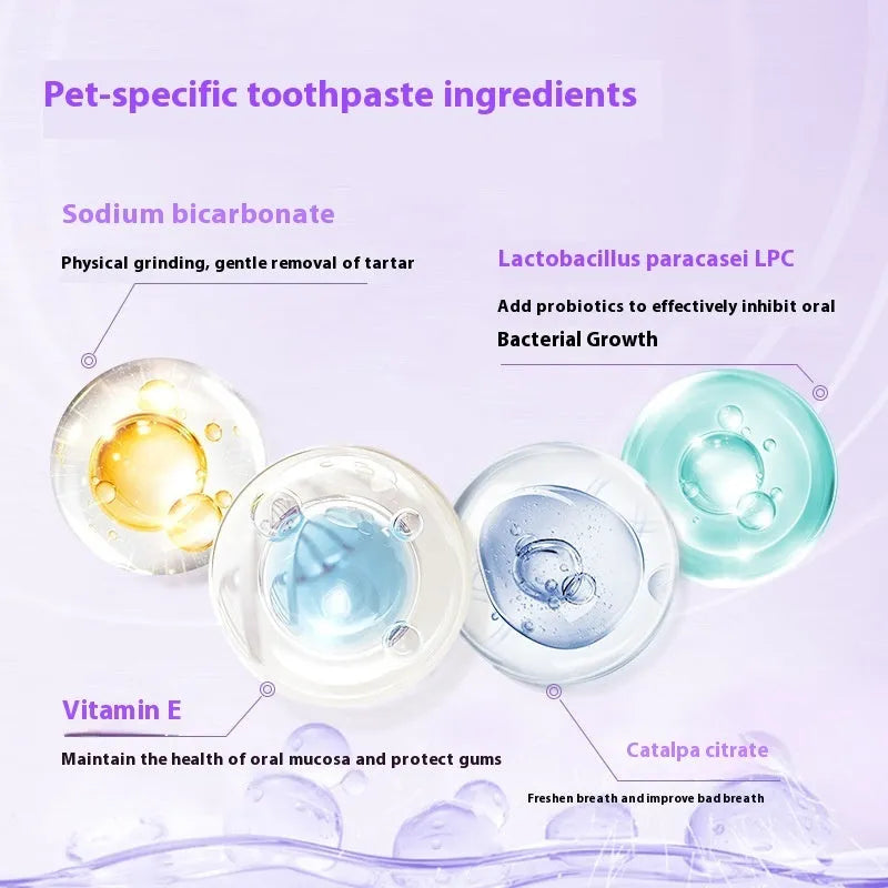 Pet toothbrush pen with 5ml whitening gel for dog and cat dental care