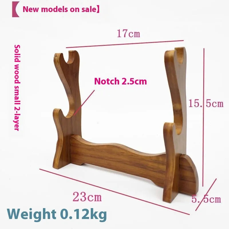 Handmade Chinese style wooden wall bracket available in one, two, three, or four layer options.