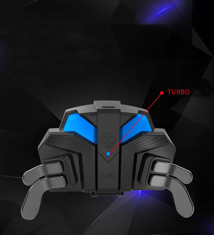 Black PS4 gamepad back button attachment with Type-C port and 3.5mm jack
