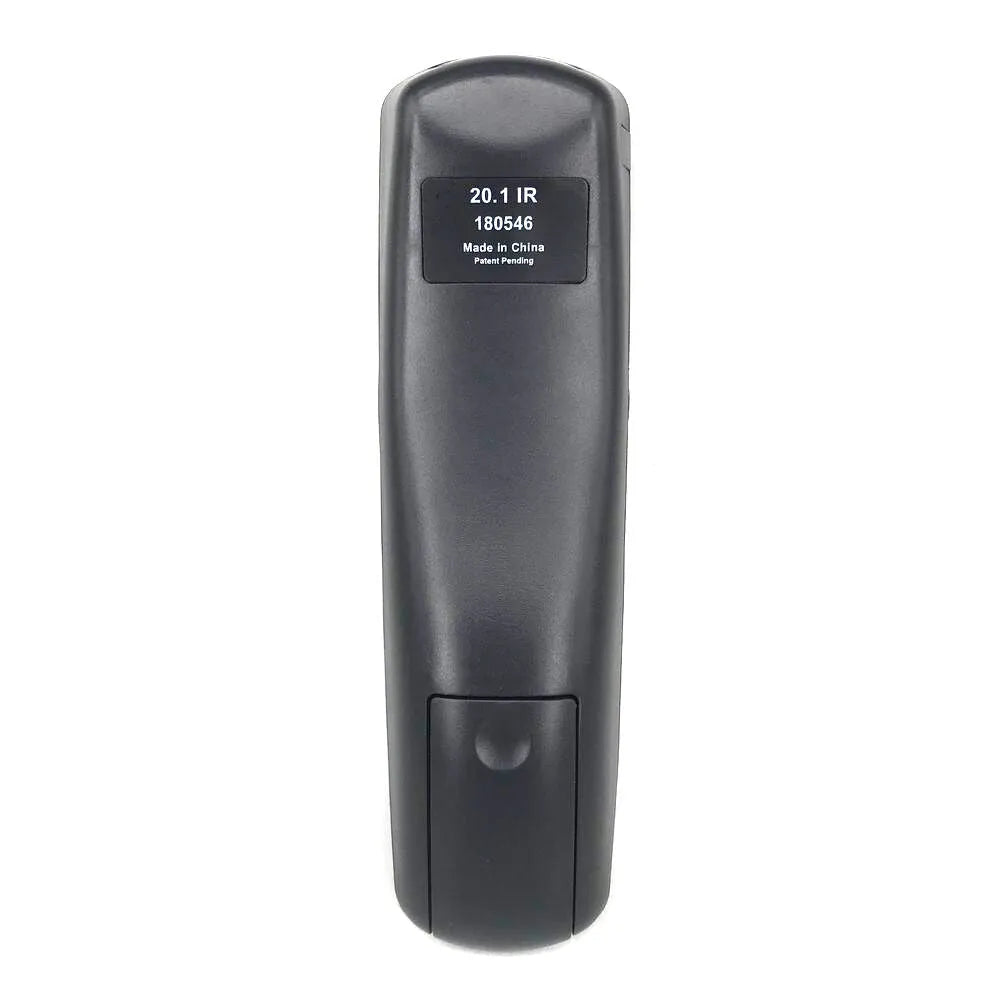 Black universal remote control for DISH Network TV BOX satellite receivers with flat button design
