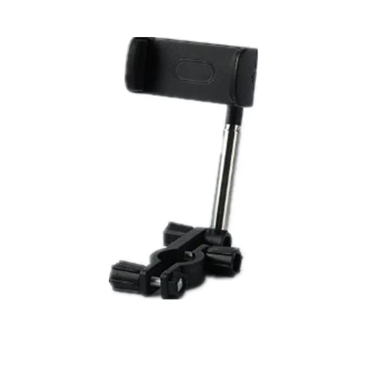 Black car mobile phone holder snapped onto rearview mirror cylindrical support frame
