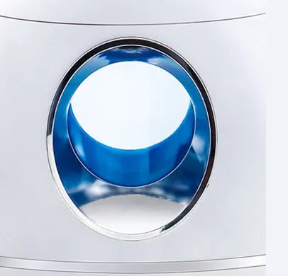 White rounded USB aromatherapy humidifier with water tank and mist output