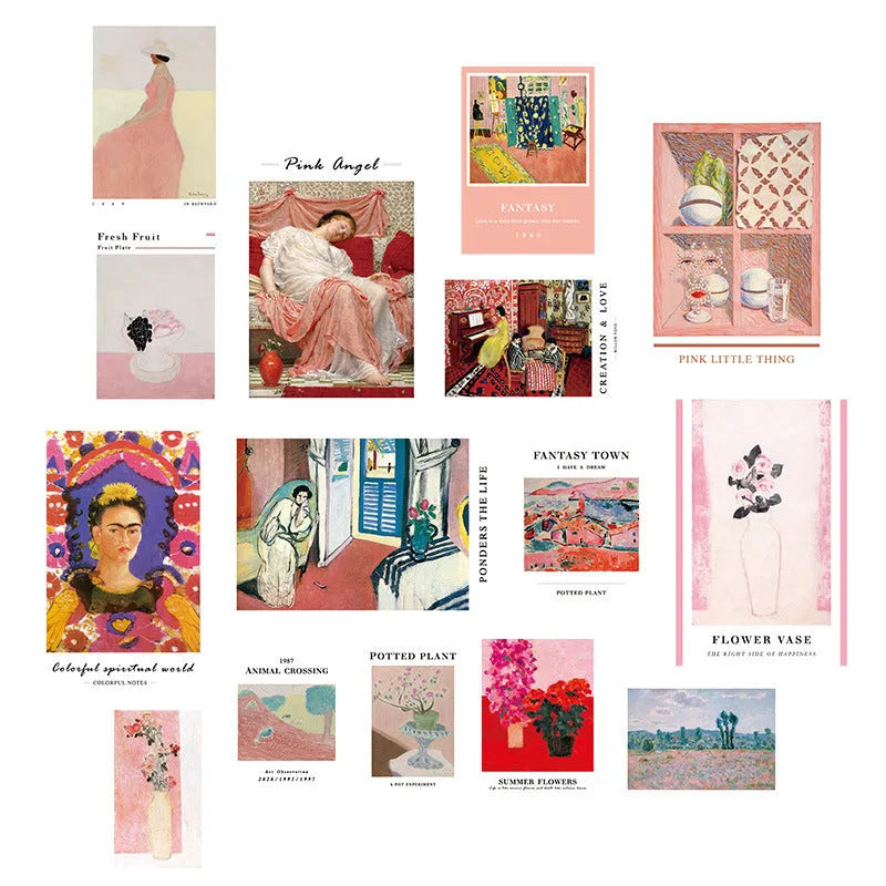 Nordic literary style wallpaper roll showing one of six available decorative designs for bedrooms.