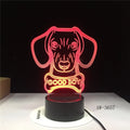 Remote control gradient colour LED table lamp with acrylic shade on black ABS base