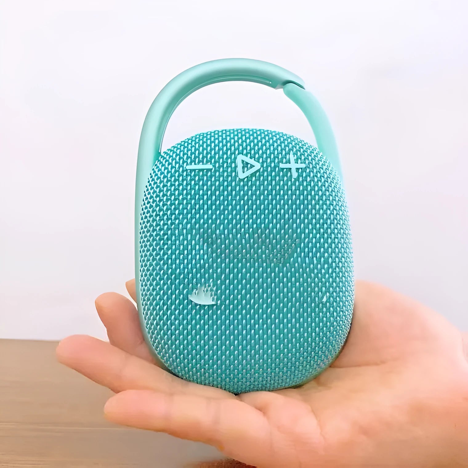 4th generation portable Bluetooth speaker in multiple colour options with USB charging cable