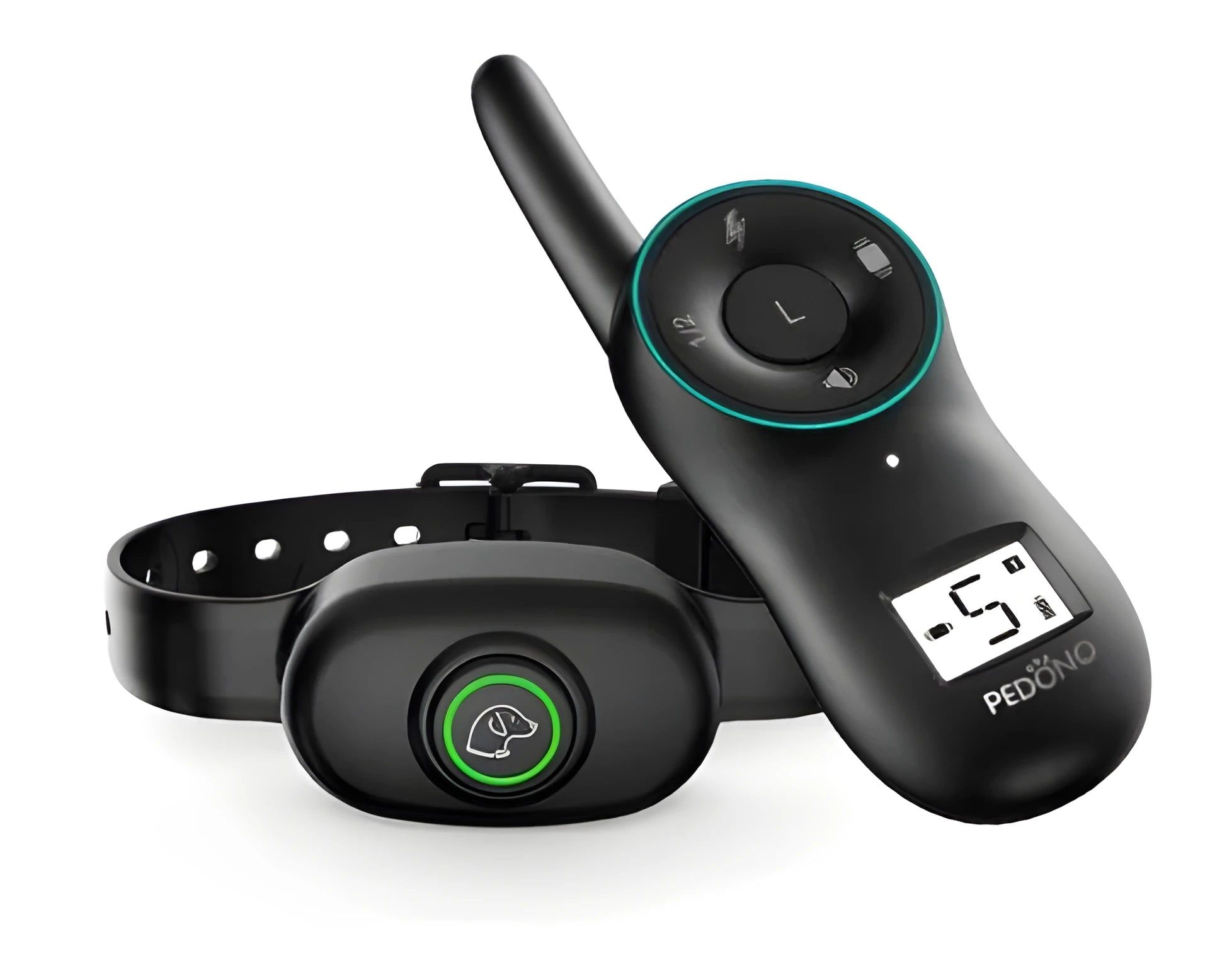 Waterproof dog training collar with rechargeable remote control for bark management