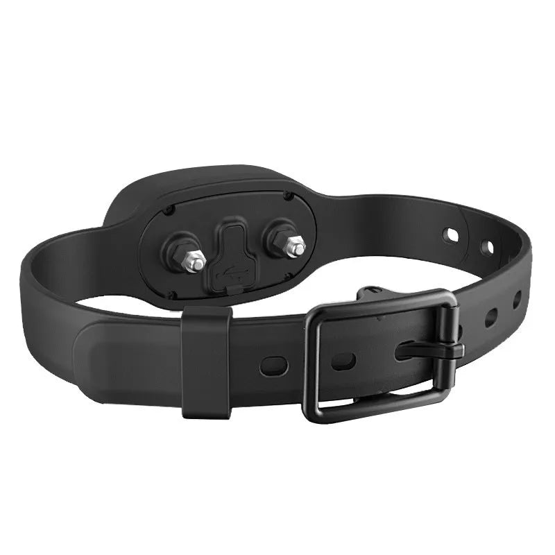 Waterproof dog training collar with rechargeable remote control for bark management