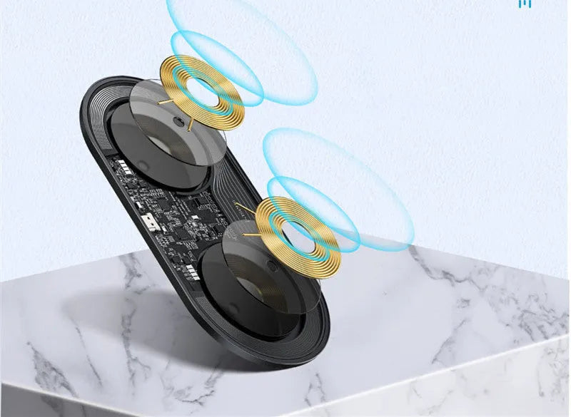 Baseus Minimalist 2-in-1 wireless charger power bank for phones and earbuds