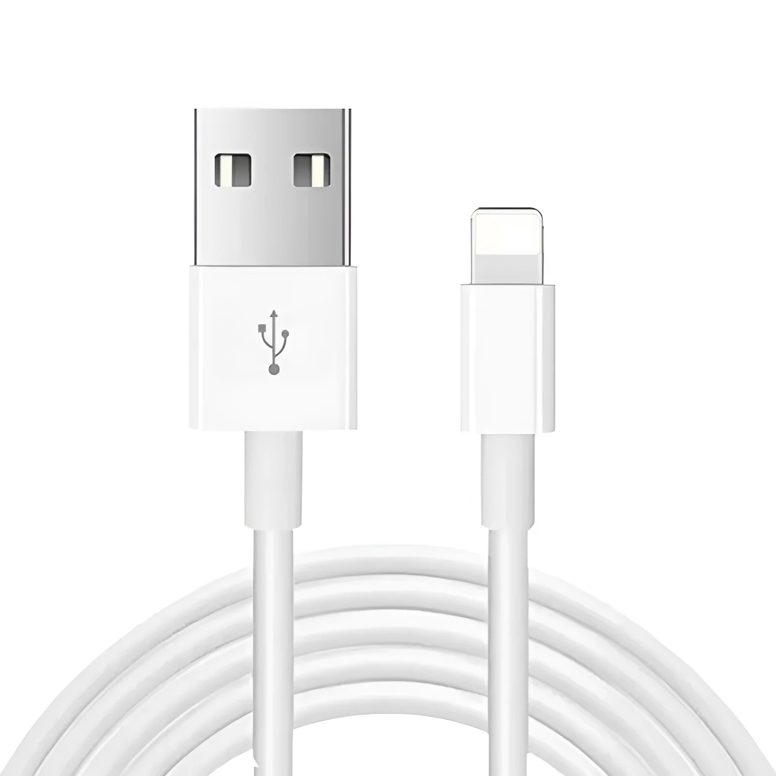 White 20W USB-C fast charger with 1 metre USB-C to Lightning cable for iPhone and iPad