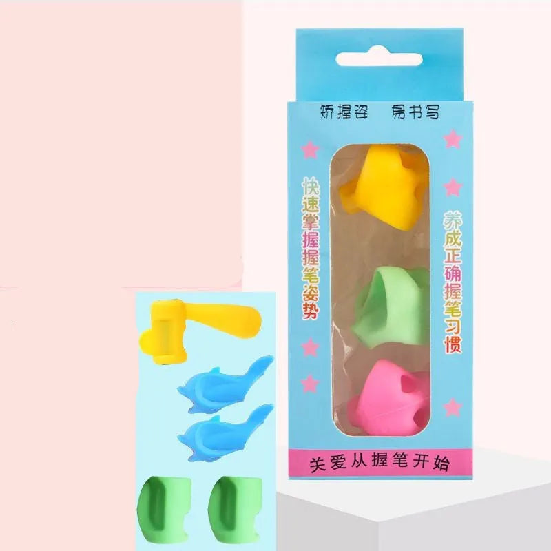 Children's pen holder orthosis with writing corrector for kindergarten writing practice