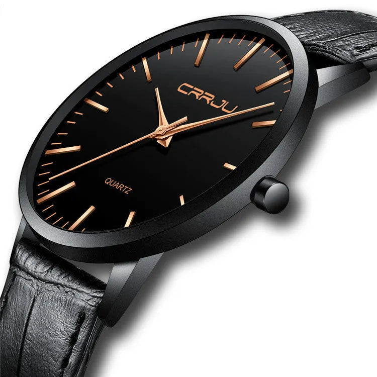 Casual men's and women's quartz watch with alloy case, plexiglass mirror, and a metal mesh strap.