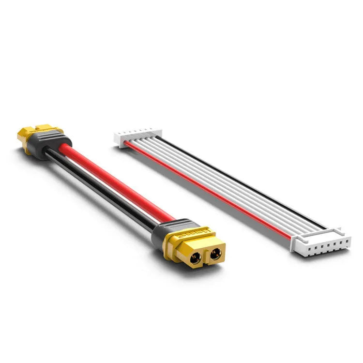 Grey Astor parallel charging board with Type 0 connector for electric toy aircraft batteries