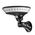 360 degree solar garden light with motion sensor in white ABS housing