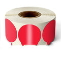 Round colour marker sticker roll showing multiple coloured stickers for organising and sealing