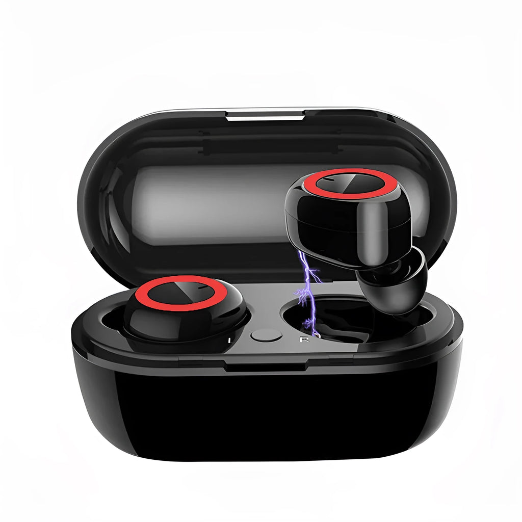 Wireless Bluetooth TWS stereo headset in multiple colour options including black, white, and mixed combinations