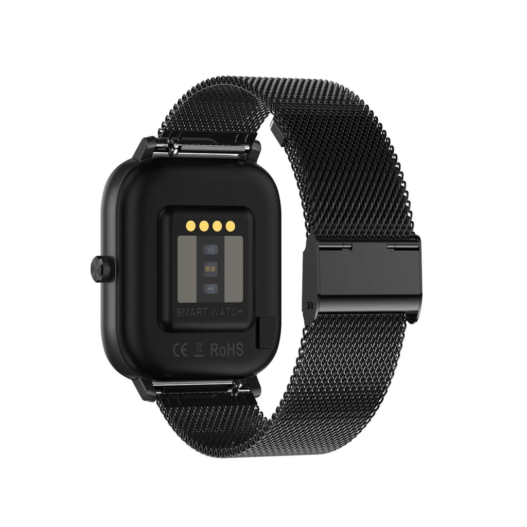 Smart bracelet fitness tracker with 1.54 inch screen showing health metrics on display