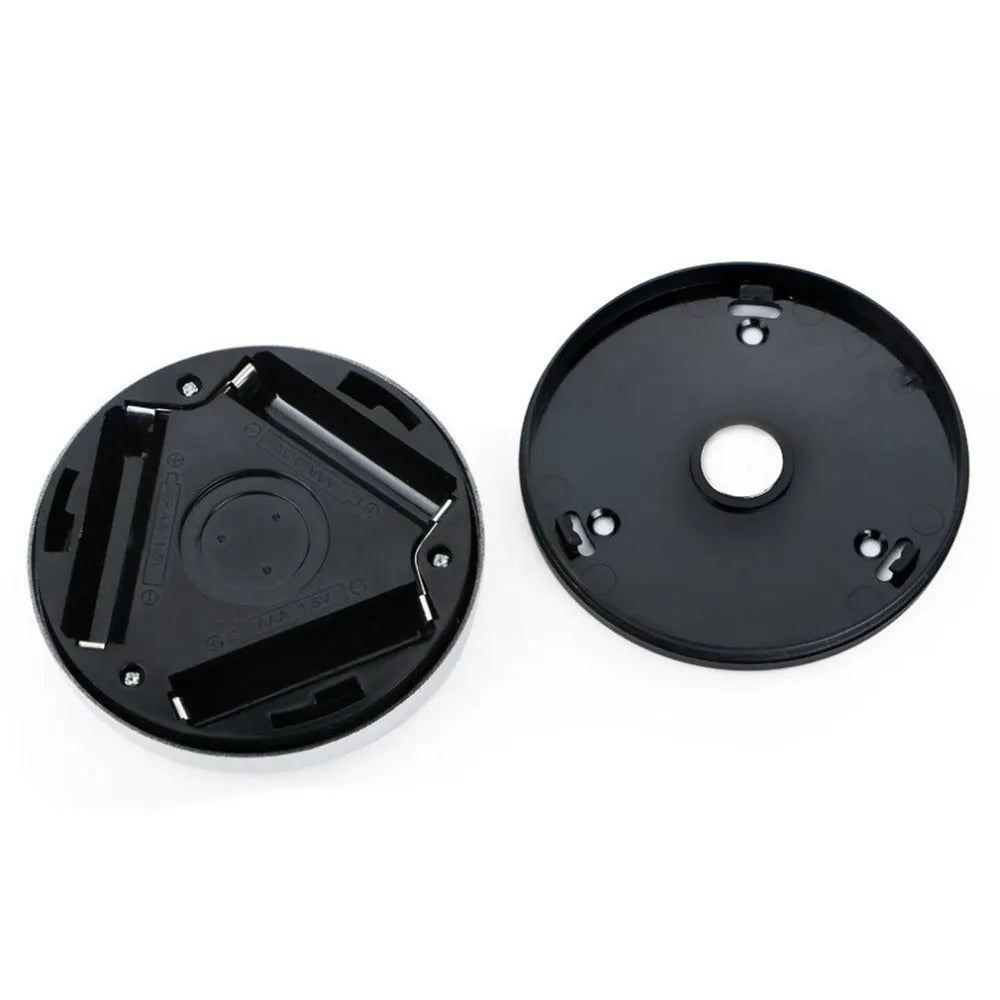 Silver wireless motion sensor night light with square PC plastic lampshade, 80mm size.