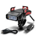 Rechargeable bicycle light in chosen colour with single or double lamp configuration