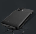 Black ultra-thin TPU wireless back clip battery power bank for iPhone 12 series phones