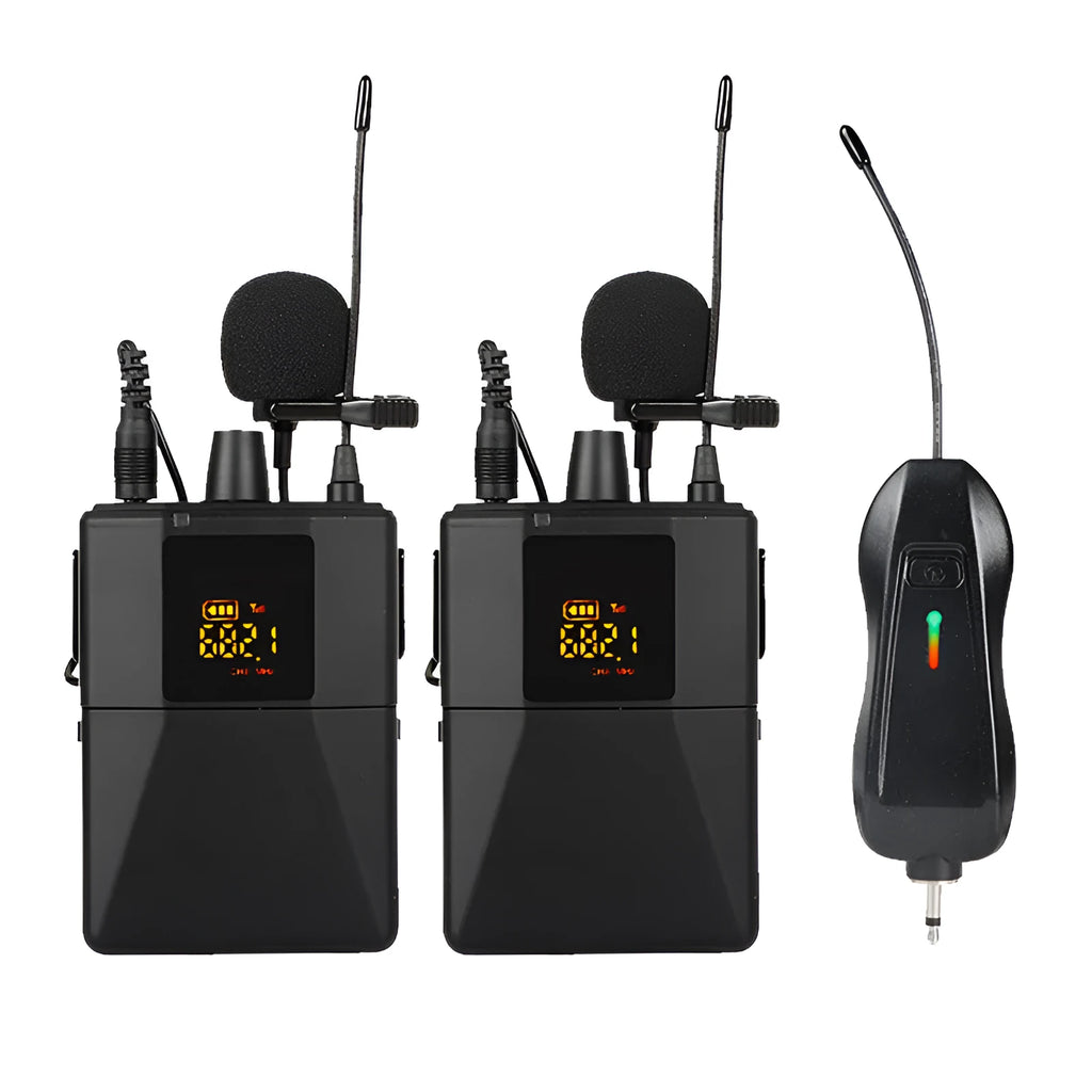 Little Bee X3 black wireless lavalier microphone with clip for content creation