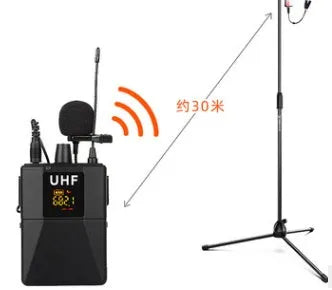 Little Bee X3 black wireless lavalier microphone with clip for content creation