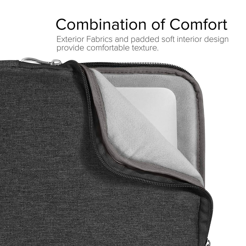 Canvas leather protective case for Apple iPad Pro 12.9 inch tablet in notebook sleeve design