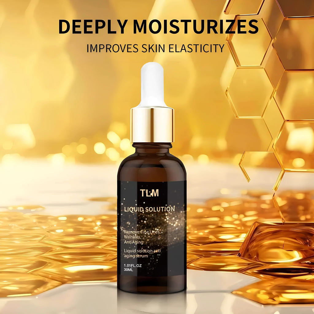 30 ml bottle of facial moisturising solution with hyaluronic acid for delicate skin care