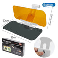 Anti-glare car sun visor with telescopic installation for high beam and sunlight protection