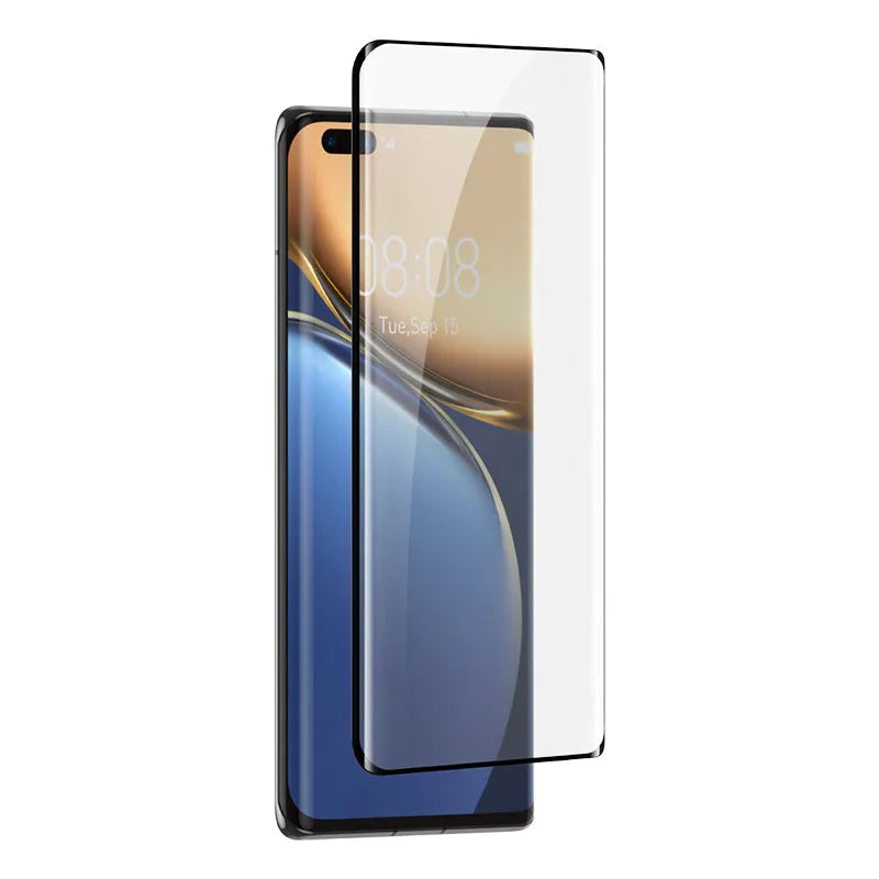 Black curved tempered glass screen film for Honor Magic3 Pro Zhi Zhen with full rubber edge