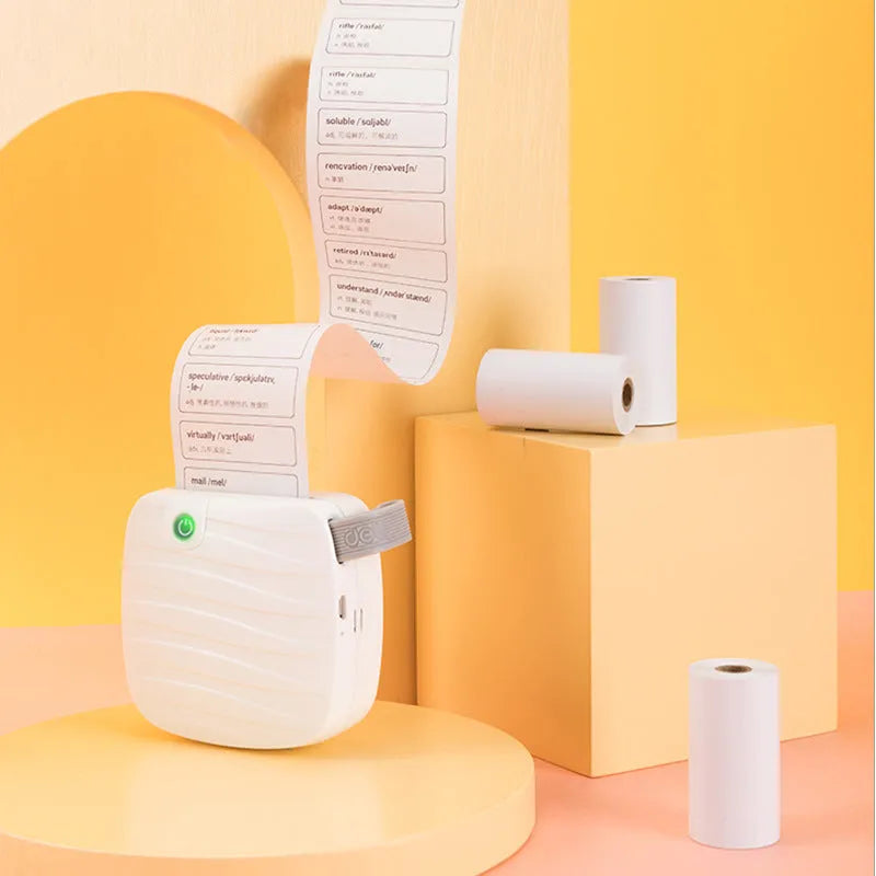 Three rolls of 57mm x 30mm thermal paper for small printers in original packaging