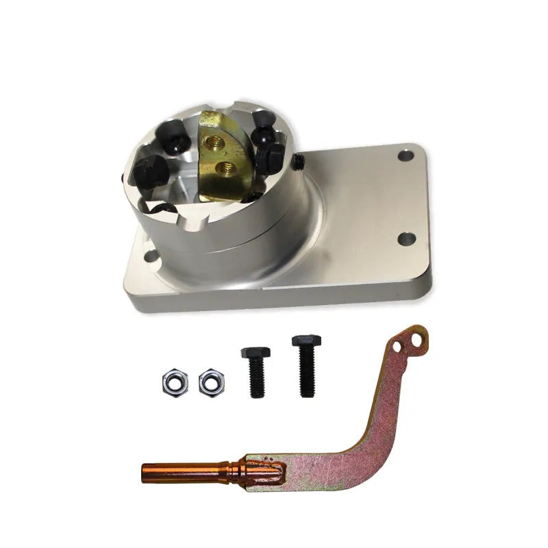 Silver aluminium alloy short shift lever for Horton vehicles car accessory