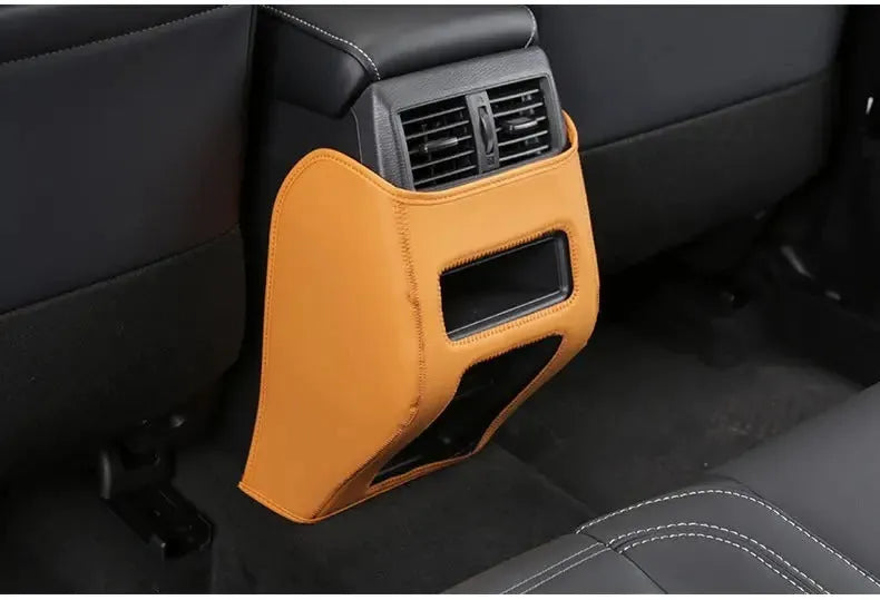 Mitsubishi Outlander leather anti-kick pad set of 3 pieces for seat armrest and console protection
