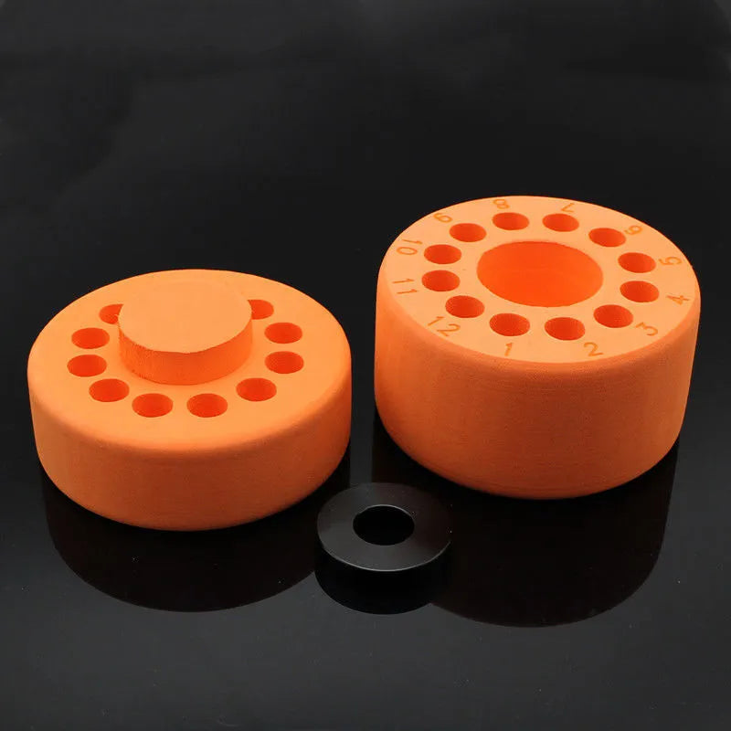 Orange metal iron block with blue plastic cover process cooling box for gradient freezing freezer cell recovery