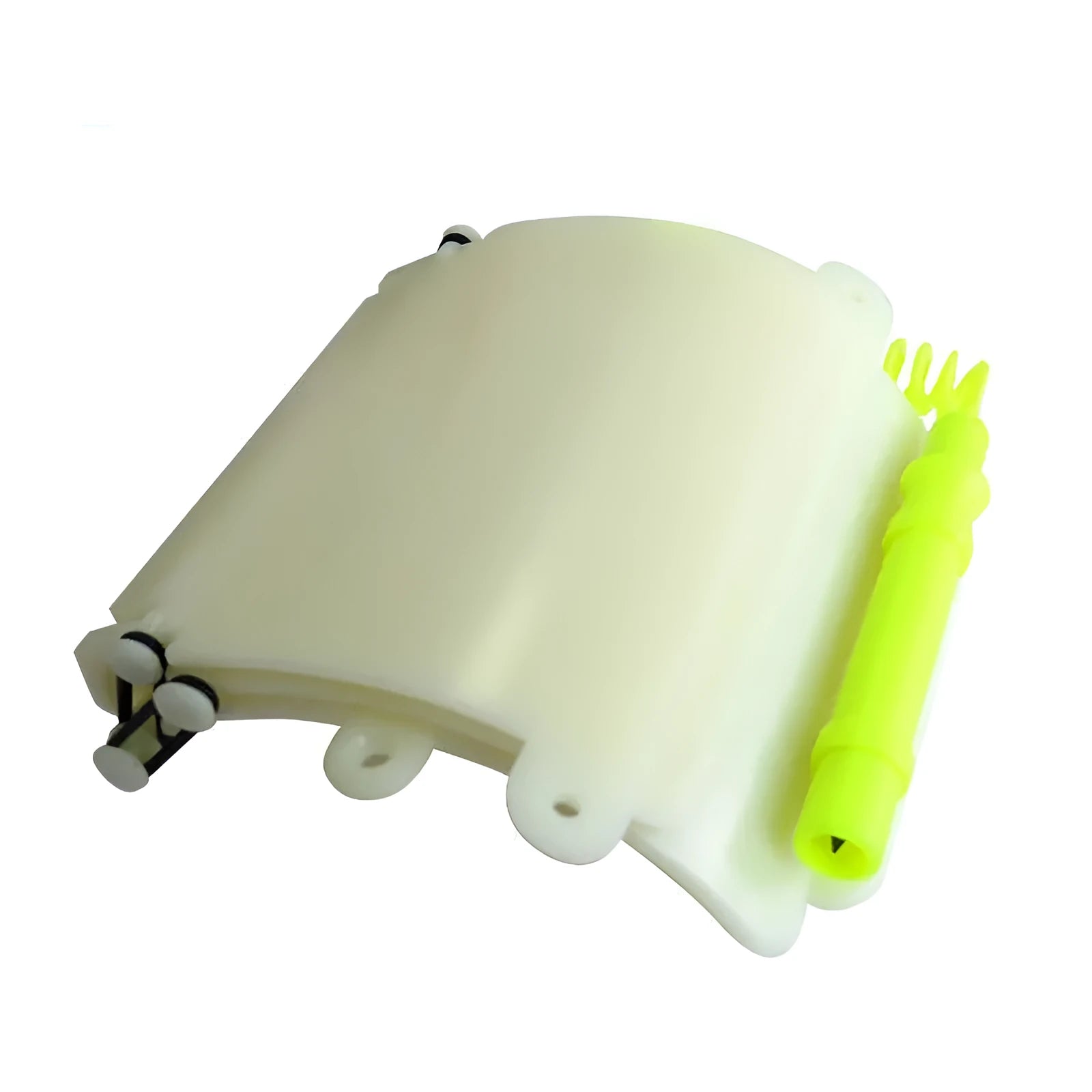 White luminous dive slate wristboard for underwater communication with pencil and spare O-ring seal