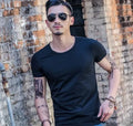 Men's lightweight summer t-shirt in bamboo fabric available in multiple colours