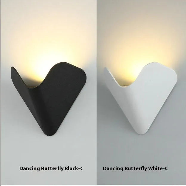 Courtyard LED lamp with bird's nest design in black or white, featuring aluminium alloy shell and IP65 waterproof rating