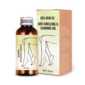 50ml bottle of natural extract body oil for moisturising and leg massage.