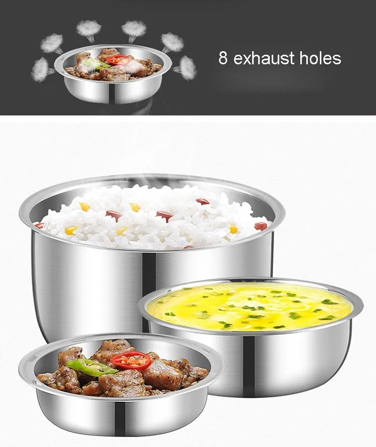 Multi-function lunch box with USB power port and layered compartments for food storage